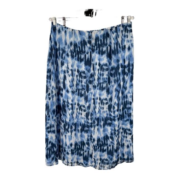 Eloquii skirt pleated midi tie dye blue size 20 - Picture 3 of 5